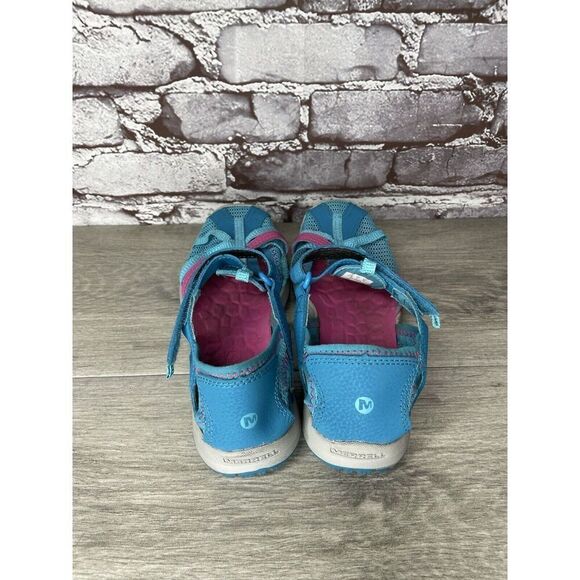 Merrell 61594 Blue Textile Synthetic Mesh Maryjane Strap Shoes Women 5M US/36EU - Picture 6 of 16